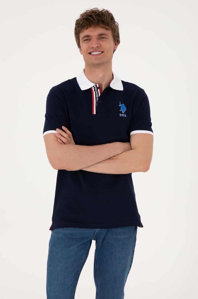 Erkek Regular Fit Lacivert Polo Yaka Tişört