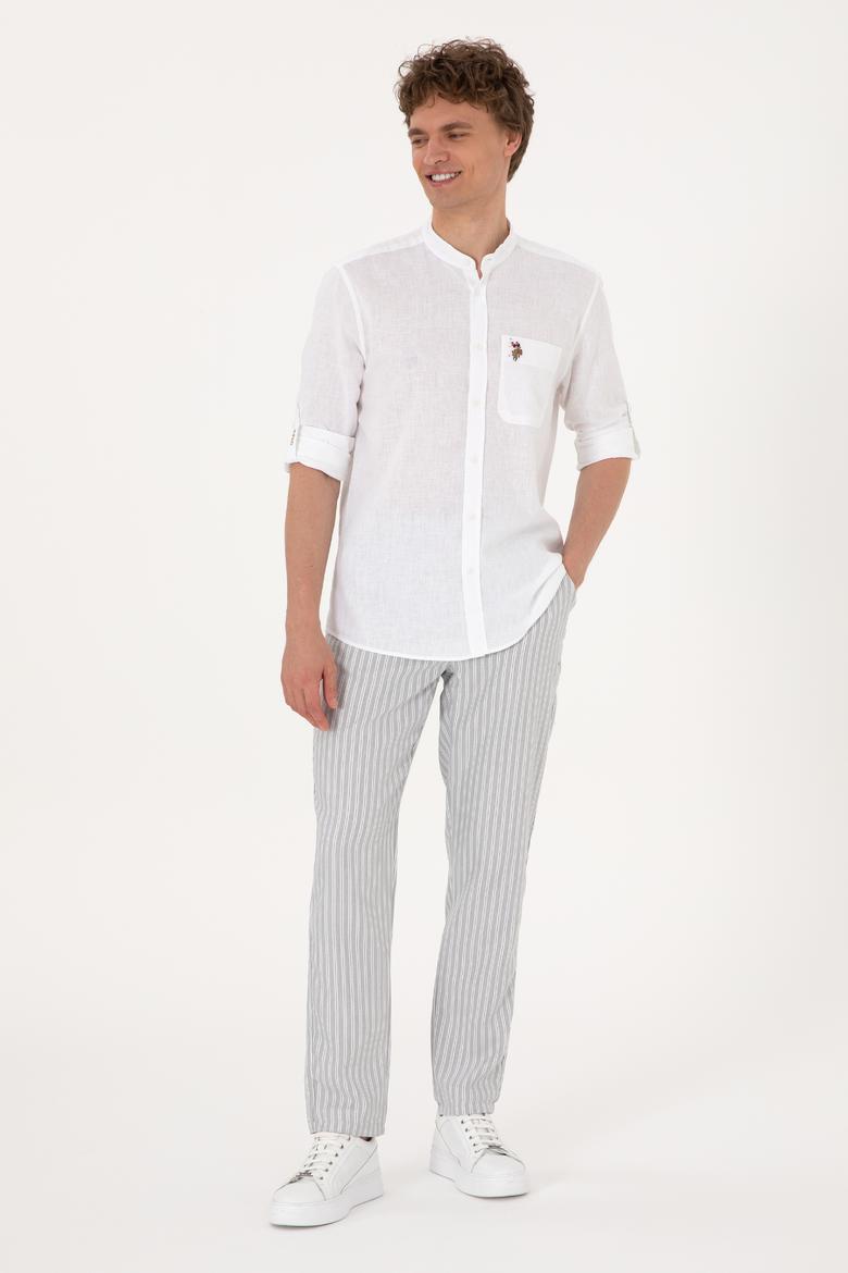 Erkek Beyaz Uzun Kollu Gömlek - 50300215006