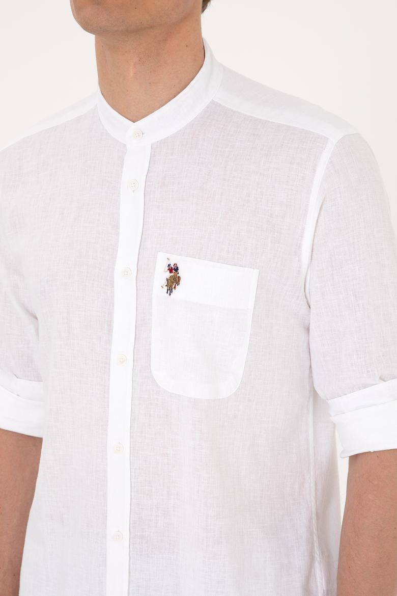 Erkek Beyaz Uzun Kollu Gömlek - 50300215006