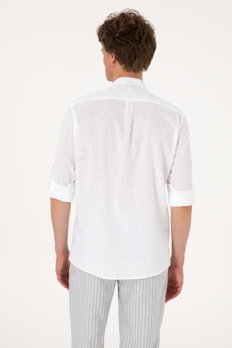 Erkek Beyaz Uzun Kollu Gömlek - 50300215006