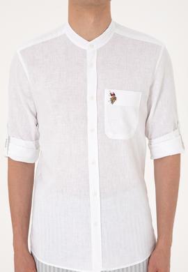 Erkek Beyaz Uzun Kollu Gömlek - 50300215006