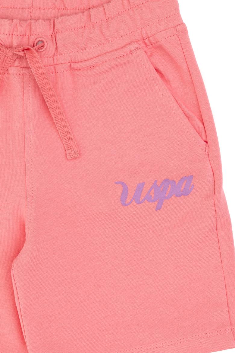 Kız Çocuk Pembe Örme Şort - 50306489002