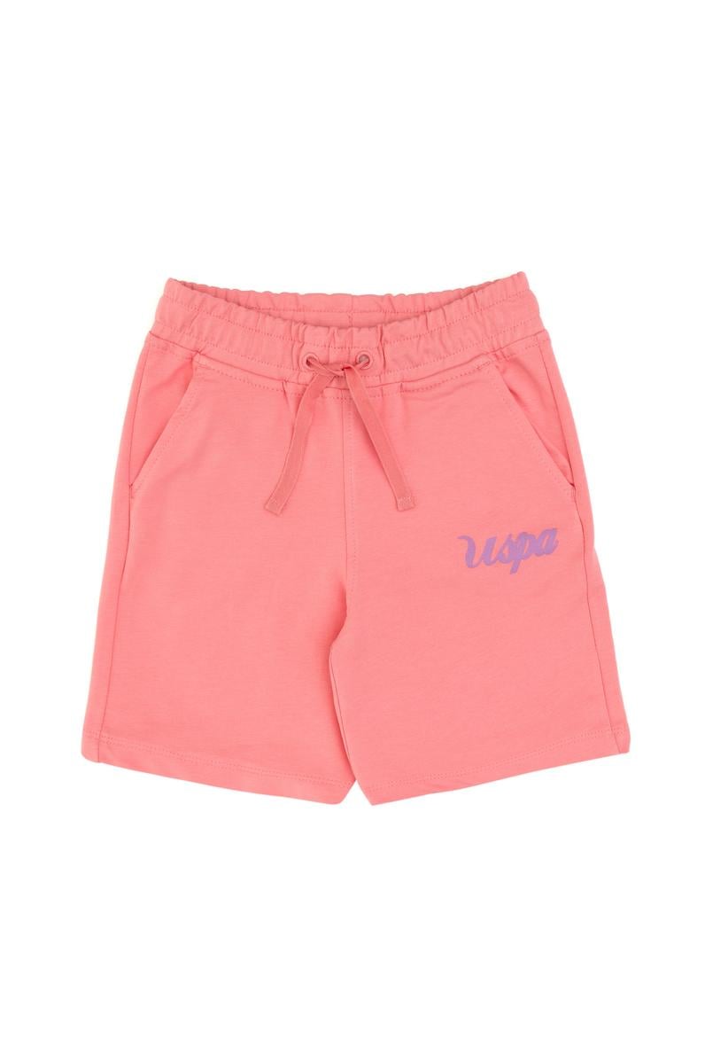 Kız Çocuk Pembe Örme Şort