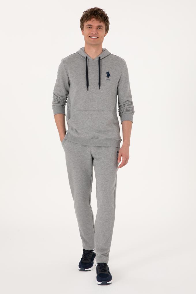 Erkek Gri Melanj Eşofman Altı