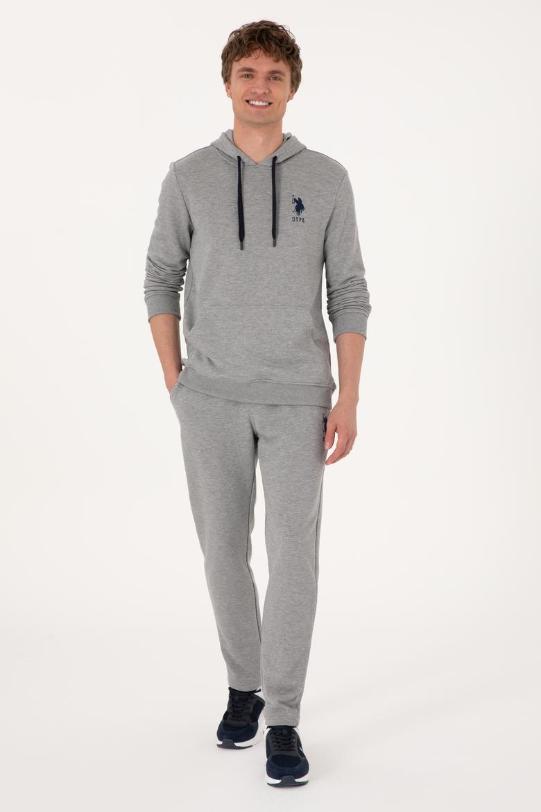 Erkek Gri Melanj Eşofman Altı