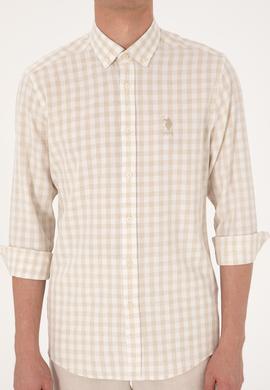 Erkek Camel Uzun Kollu Gömlek - 50300199006