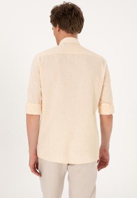 Erkek Sarı Uzun Kollu Gömlek - 50300159021