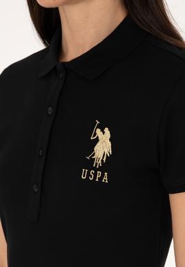 Kadın Siyah Polo Yaka Mini Boy Örme Elbise - 50297457025