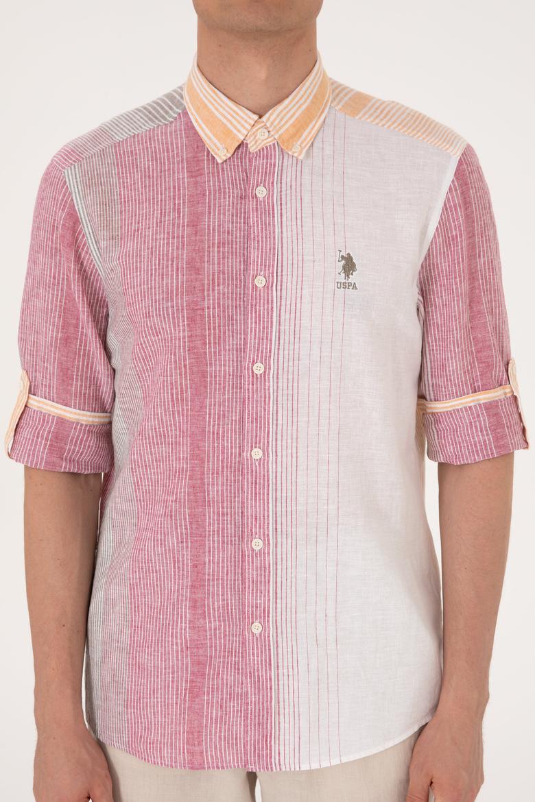 Erkek Koyu Haki Uzun Kollu Gömlek - 50305465007