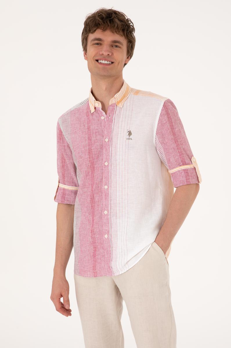 Erkek Koyu Haki Uzun Kollu Gömlek