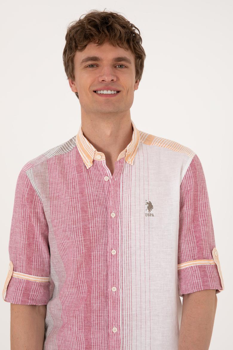 Erkek Koyu Haki Uzun Kollu Gömlek - 50305465007