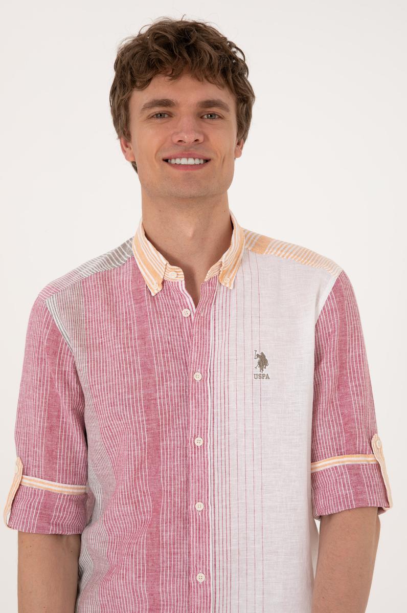 Erkek Koyu Haki Uzun Kollu Gömlek