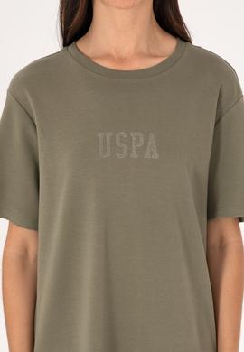 Kadın Koyu Haki Bisiklet Yaka Mini Boy Örme Elbise - 50306431030