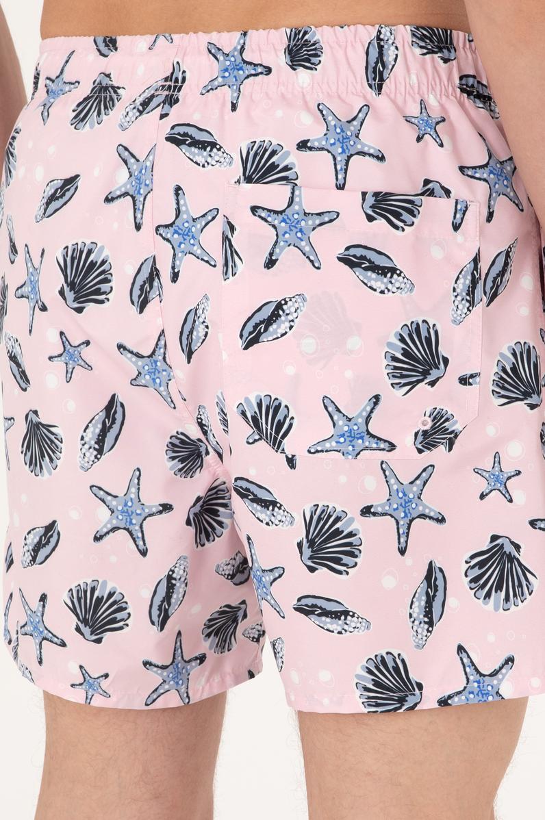 Erkek Açık Pembe Deniz Şortu