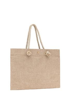 Kadın Bej Hasır Kol Çantası - 50311466001