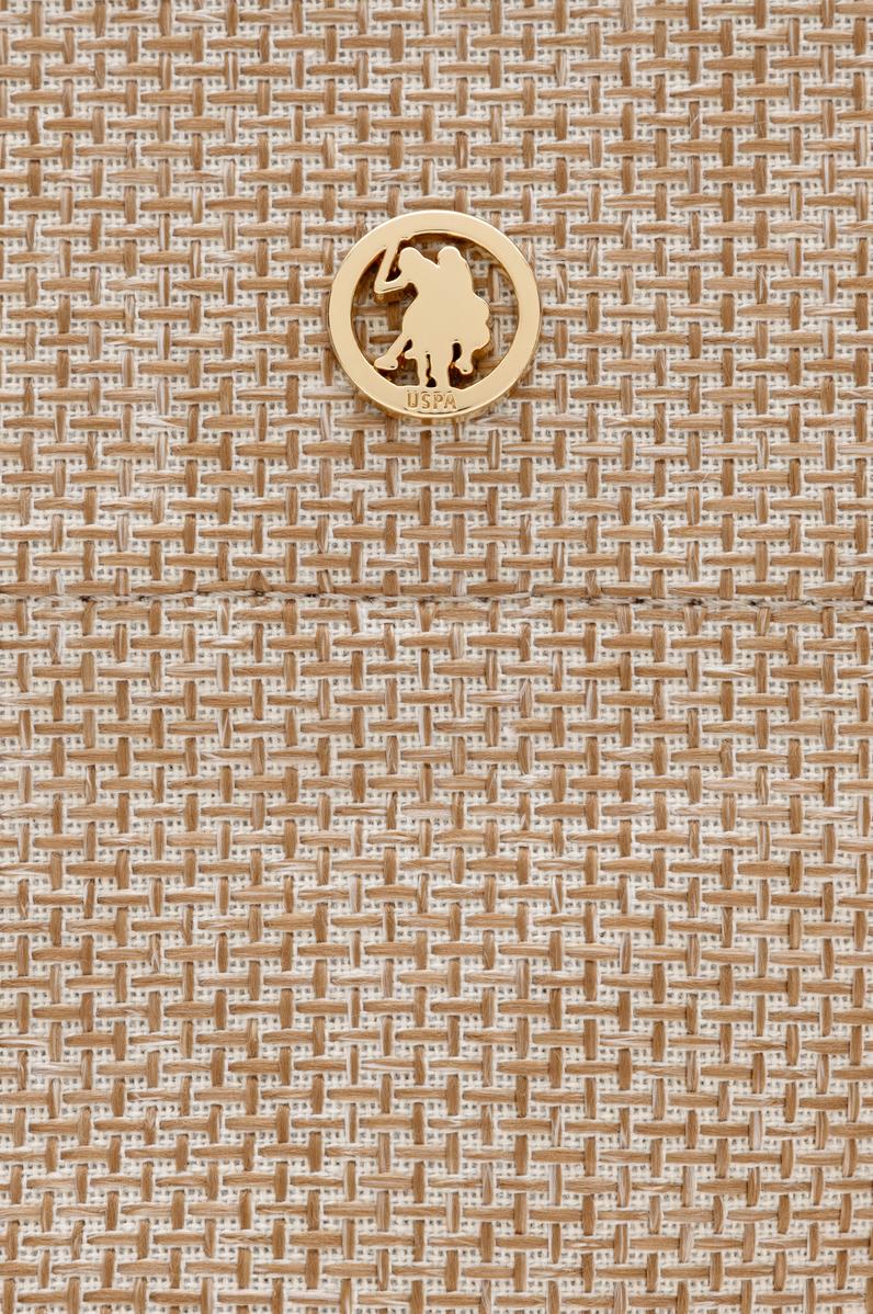 Kadın Bej Hasır Kol Çantası