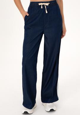 Kadın Eflatun Loose Relax Fit Jean Pantolon - 50301826015