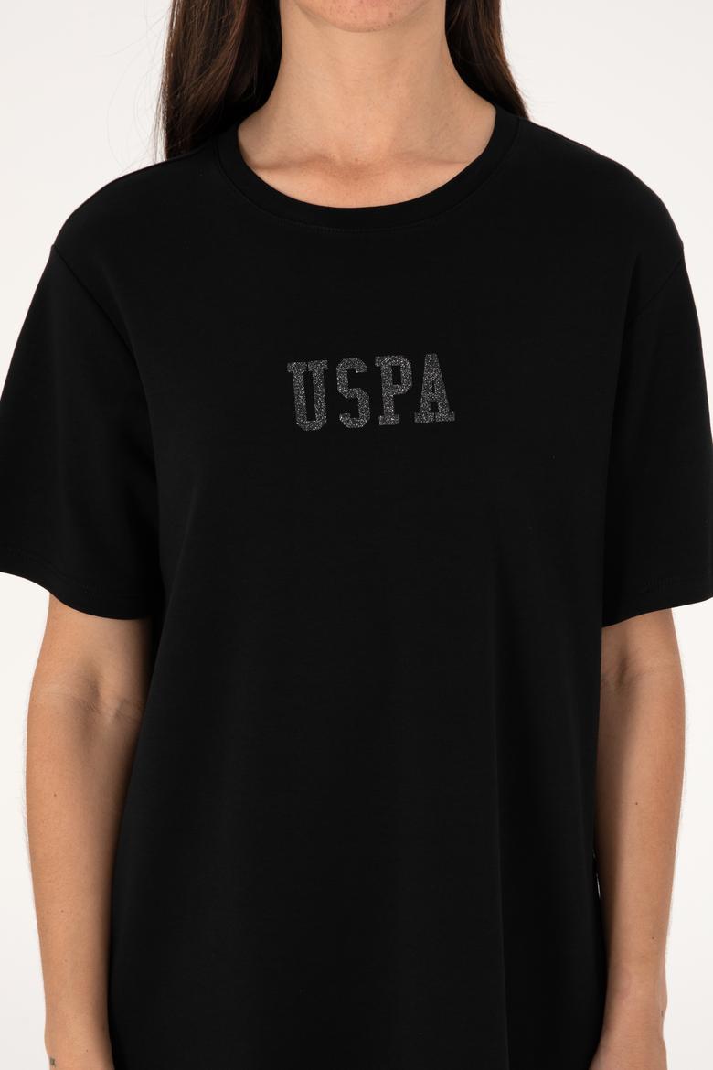 Kadın Siyah Bisiklet Yaka Mini Boy Örme Elbise - 50306431015