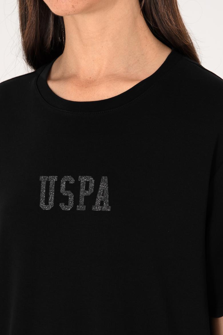 Kadın Siyah Bisiklet Yaka Mini Boy Örme Elbise - 50306431015