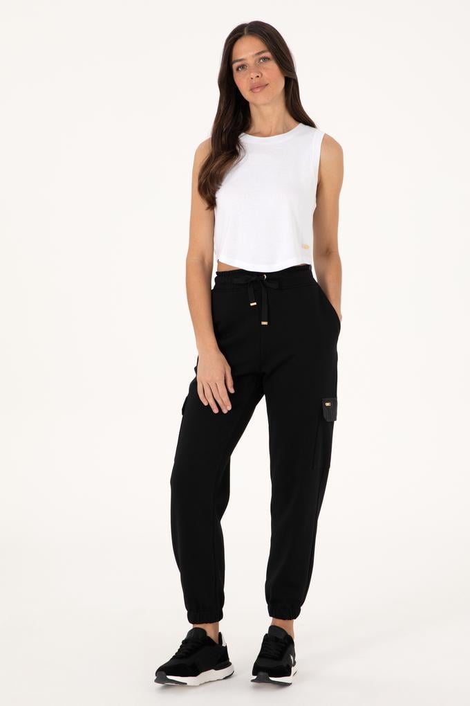 Kadın Siyah Jogger Eşofman Altı