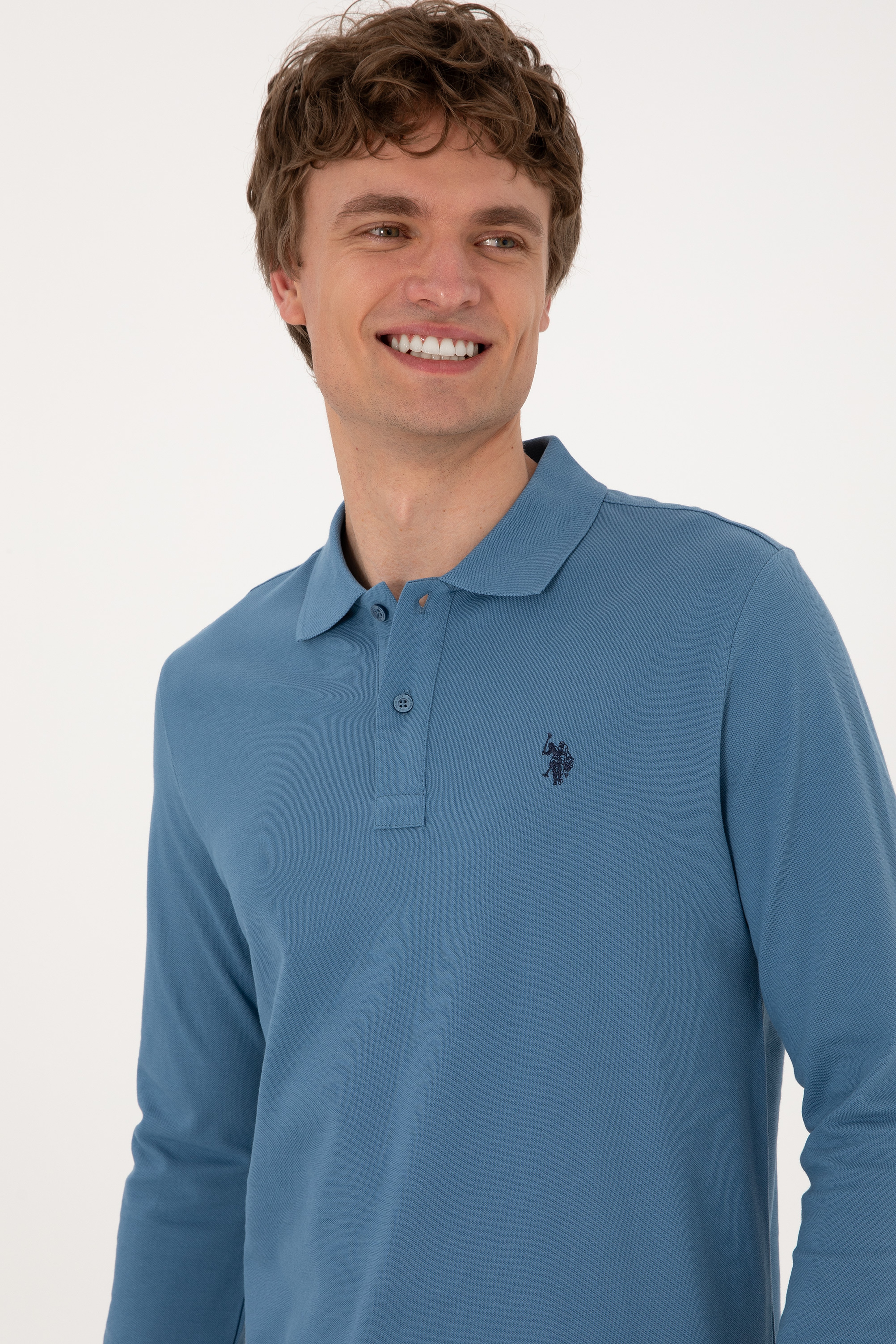 Erkek Saks Basic Sweatshirt - Image 2