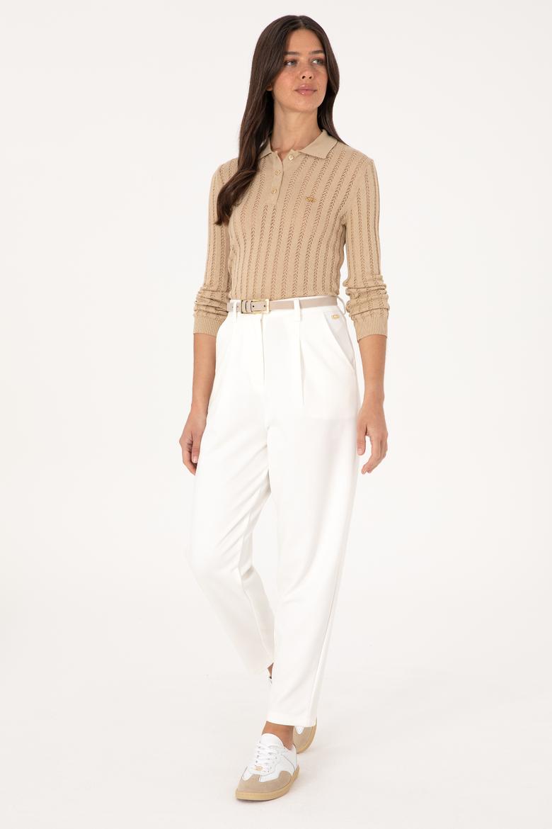 Kadın Kum Polo Yaka Kazak - 50293129027