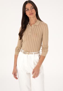 Kadın Kum Polo Yaka Kazak - 50293129027