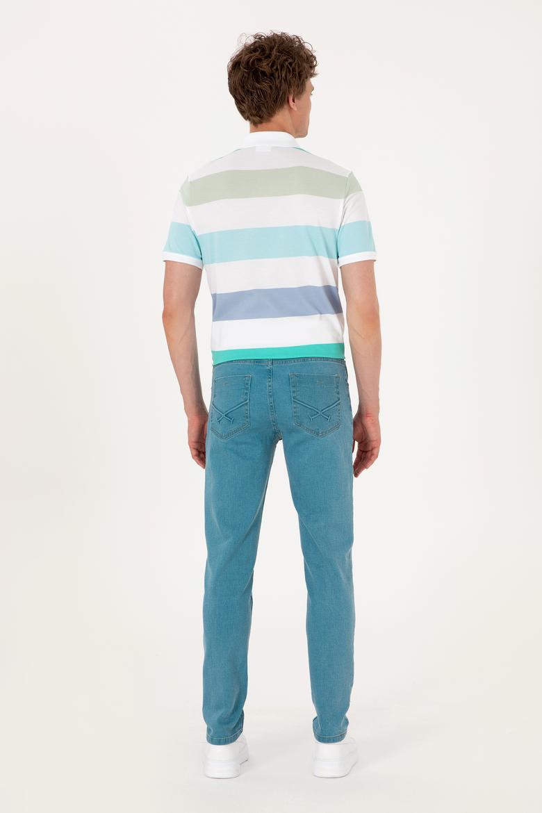 Erkek Açık Mavi Slim Fit Jean Pantolon - 50298567030