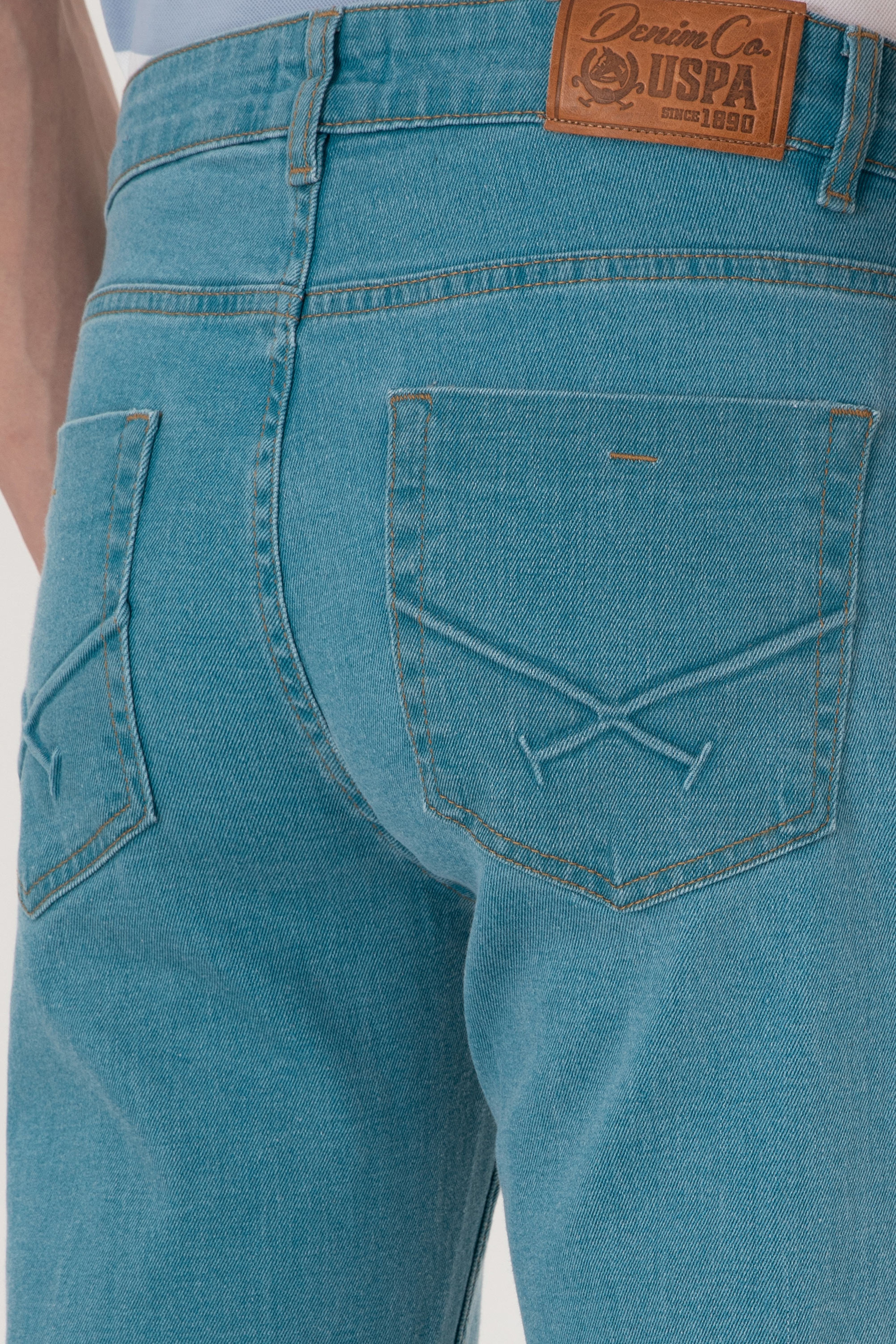 Erkek Açık Mavi Slim Fit Jean Pantolon - Image 6