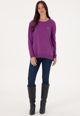 Kadın Menekşe Basic Kazak - 50288951022