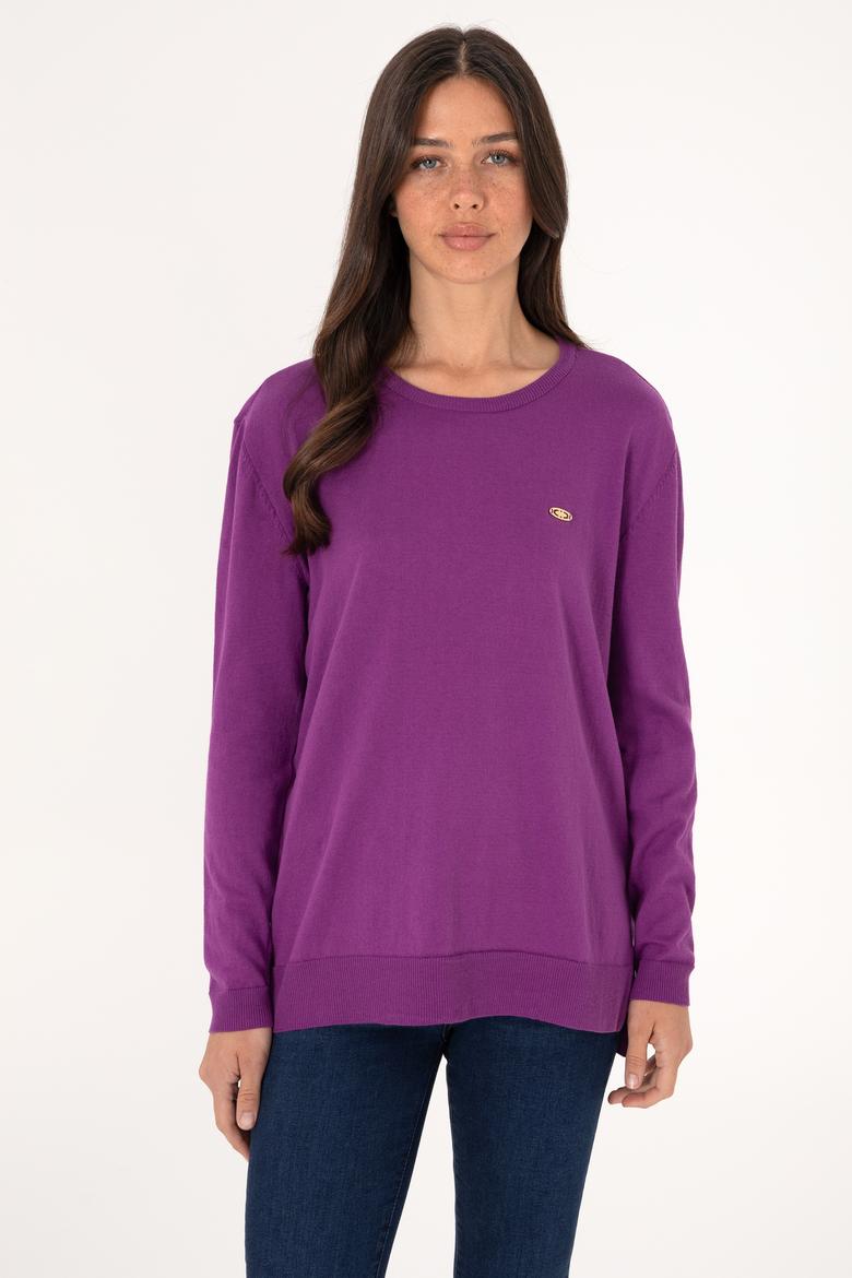 Kadın Menekşe Basic Kazak