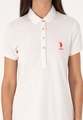 Kadın Ekru Polo Yaka Mini Boy Örme Elbise - 50280038042