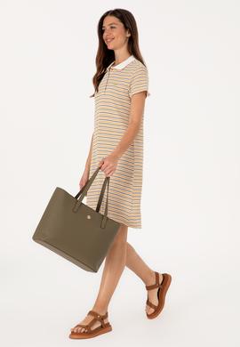 Kadın Haki Makyaj Çantalı Kol Çantası - 50311451004