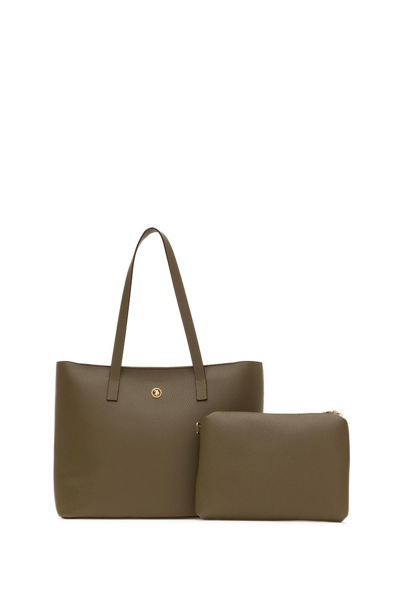 Kadın Haki Makyaj Çantalı Kol Çantası - 50311451004