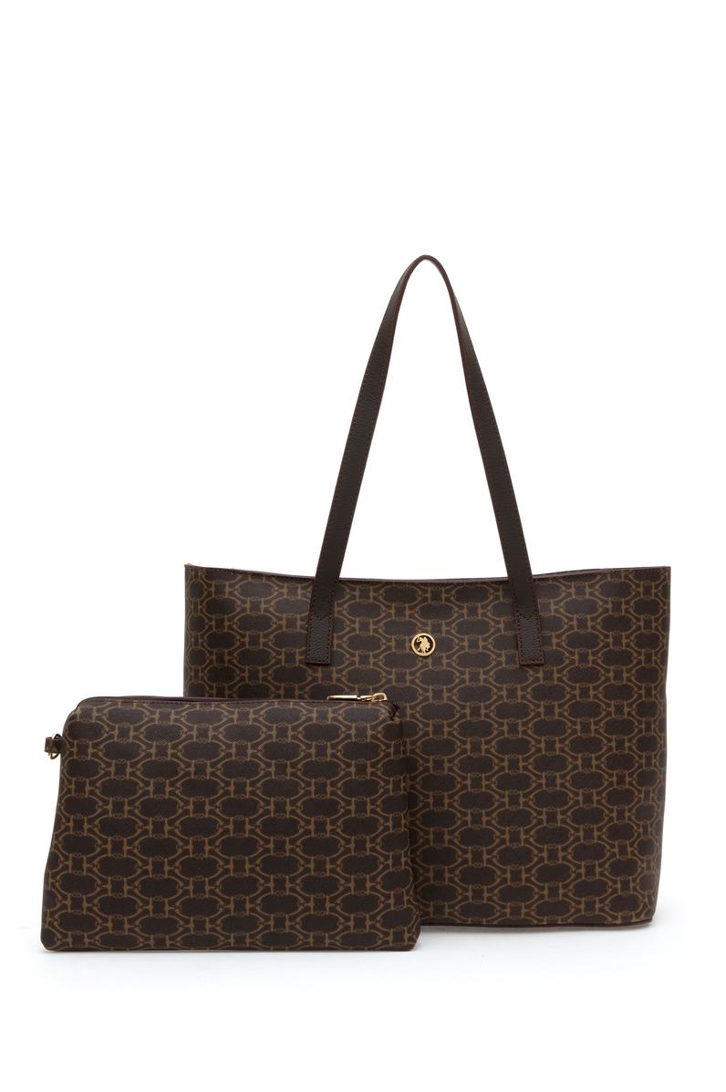 Kadın Kahverengi Makyaj Çantalı Kol Çantası