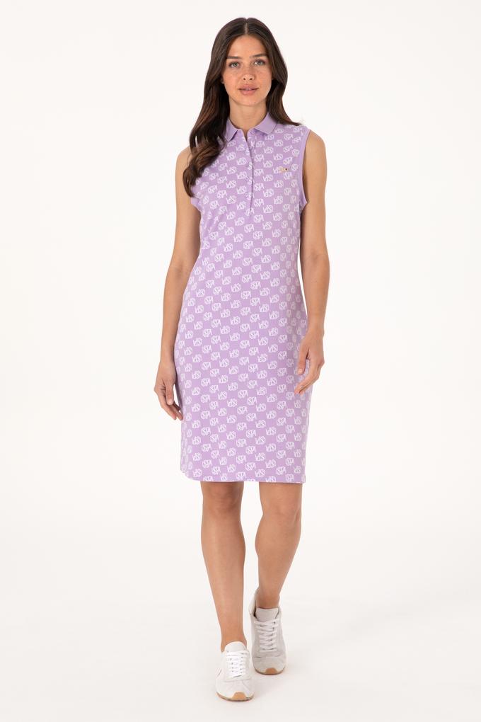 Kadın Lila Örme Elbise