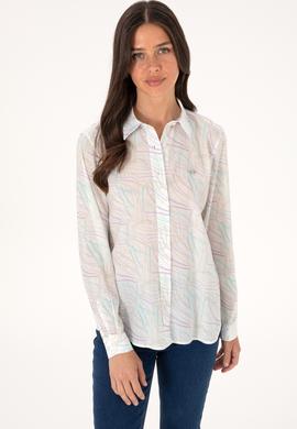 Kadın Mint Uzun Kollu Gömlek - 50299435013