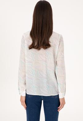 Kadın Mint Uzun Kollu Gömlek - 50299435013