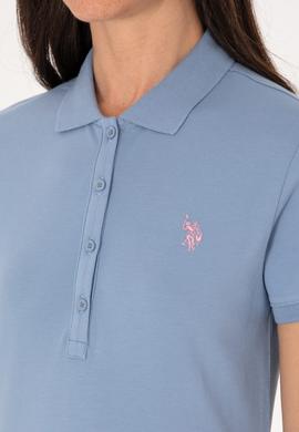 Kadın Mavi Basic Tişört - 50300830174