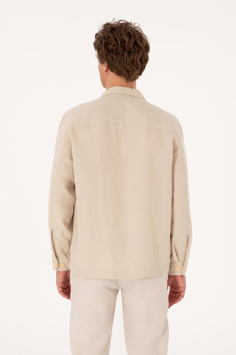 Erkek Taş Uzun Kollu Gömlek - 50299611001