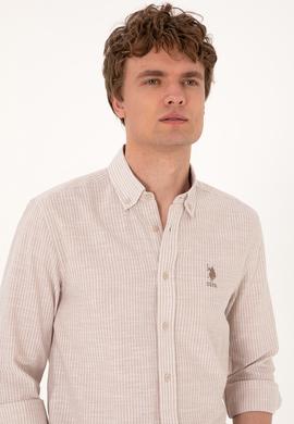 Erkek Camel Uzun Kollu Gömlek - 50300182013