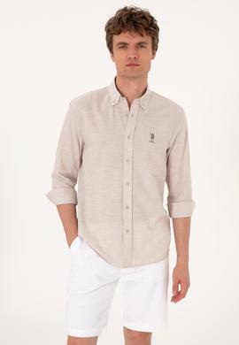 Erkek Camel Uzun Kollu Gömlek - 50300182013