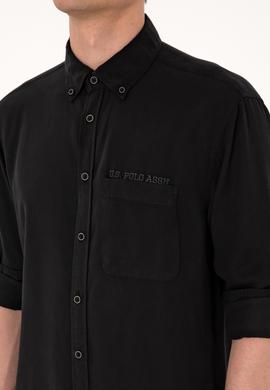 Erkek Siyah Uzun Kollu Gömlek - 50300236036