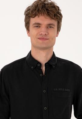 Erkek Siyah Uzun Kollu Gömlek - 50300236036