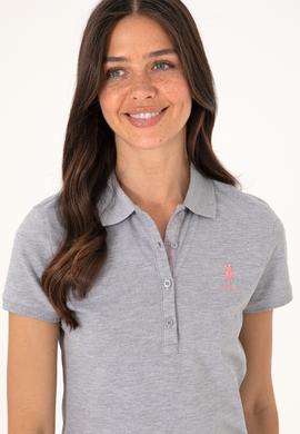 Kadın Gri Melanj Basic Tişört - 50300896246