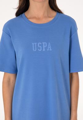 Kadın İndigo Bisiklet Yaka Mini Boy Örme Elbise - 50306431047