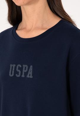 Kadın Lacivert Bisiklet Yaka Mini Boy Örme Elbise - 50306431005