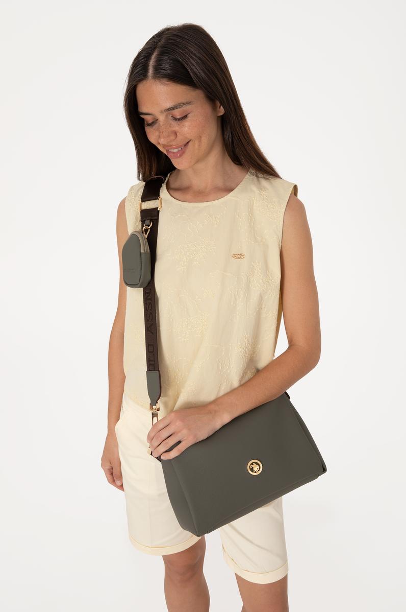 Kadın Haki Omuz Çantası