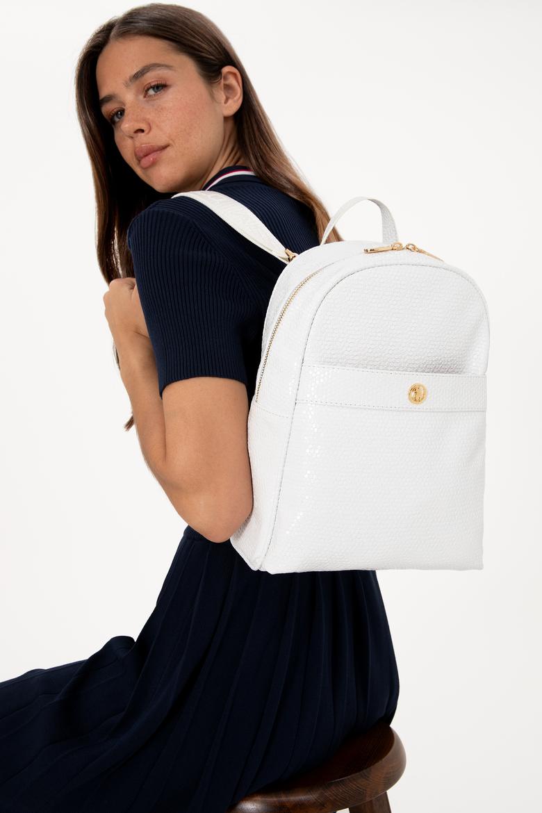 Kadın Beyaz Sırt çantası - 50311462003