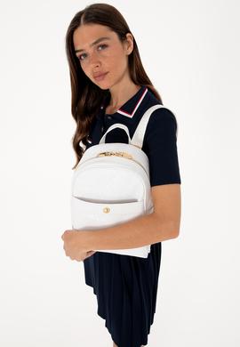 Kadın Beyaz Sırt çantası - 50311462003